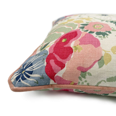 Linwood CUSHION FLORI JONI RASPBERRY CORNER