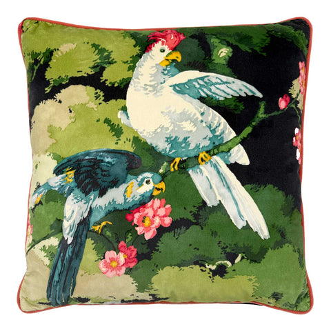 Linwood CUSHION JUNGLE JIVE NAVY FRONT