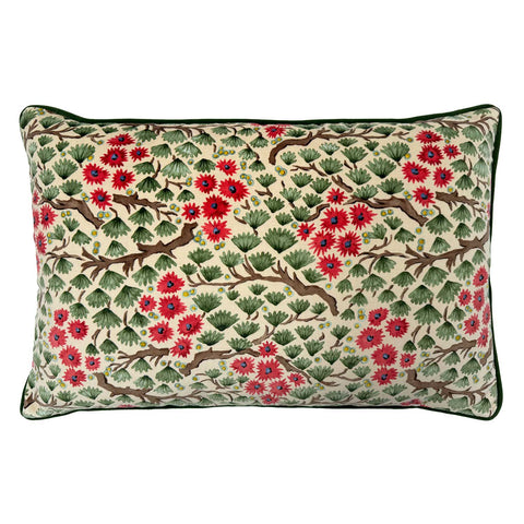 Linwood CUSHION MIYAGI PINK GREEN FRONT