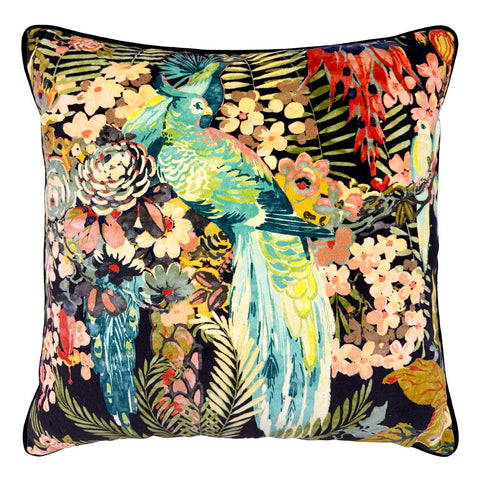 Rainforest Rabble neon cushion