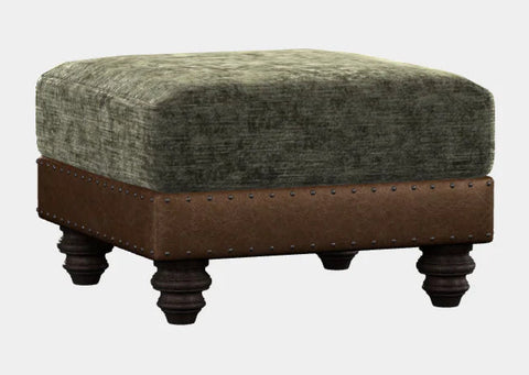 Tetrad Constable Square Stool Olive Galveston