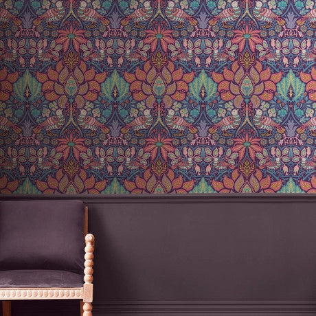 William Morris at Home Dove & Rose Olive Wallpaper
