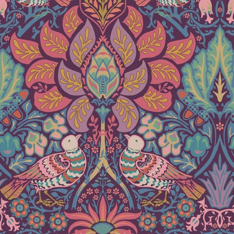 William Morris at Home Dove & Rose Olive Wallpaper