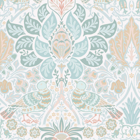 William Morris at Home Dove & Rose Olive Wallpaper