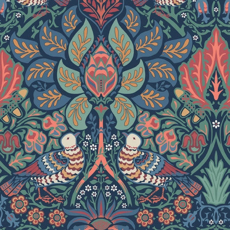 William Morris at Home Dove & Rose Olive Wallpaper