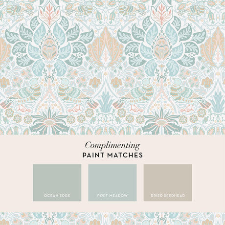 William Morris at Home Dove & Rose Olive Wallpaper