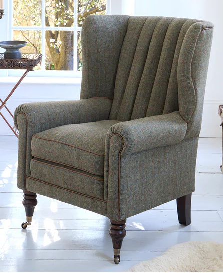 Tetrad Dunmore Chair Harris Tweed