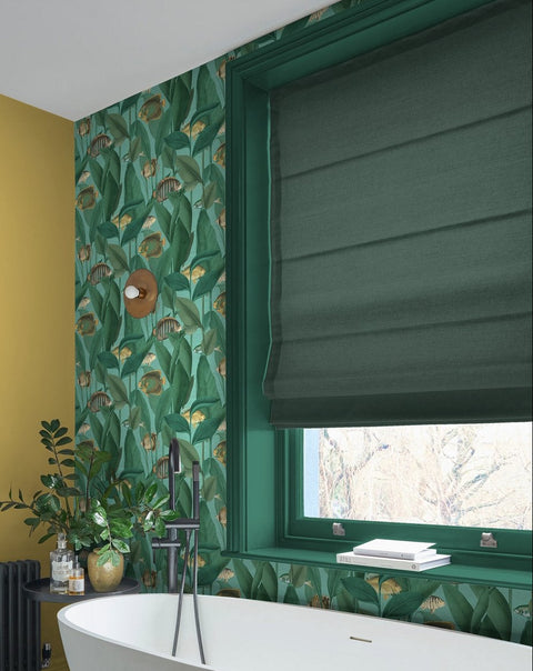 Graham & Brown Wallpaper Aquarium Aquamarine