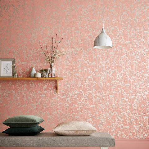 Graham & Brown Wallpaper Grace Coral