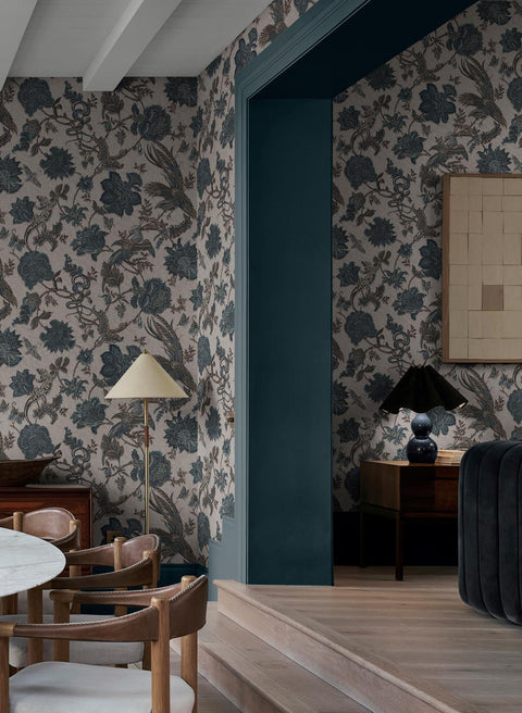 Graham & Brown Eternal Weave Denim Wallpaper