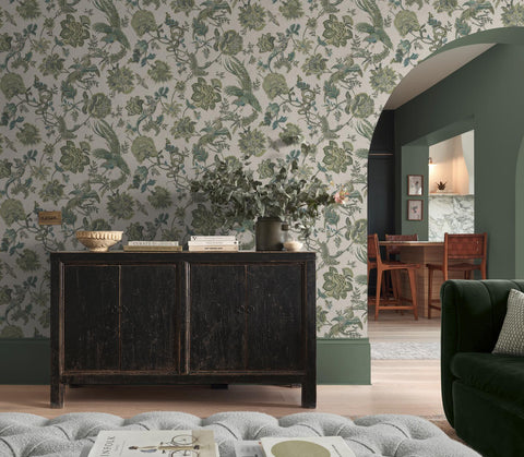 Graham & Brown Eternal Weave Sage Wallpaper