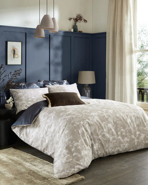 Graham & Brown Flower Press Indigo Duvet Cover Set 2