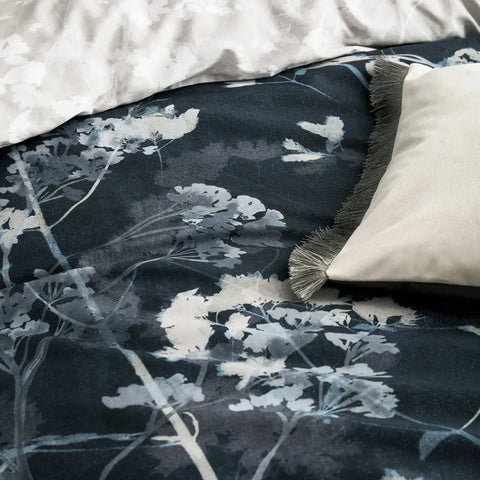 Graham & Brown Flower Press Indigo Duvet Cover Set 8