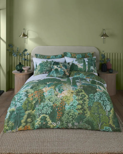 Graham & Brown New Eden Green Duvet Cover Set 1