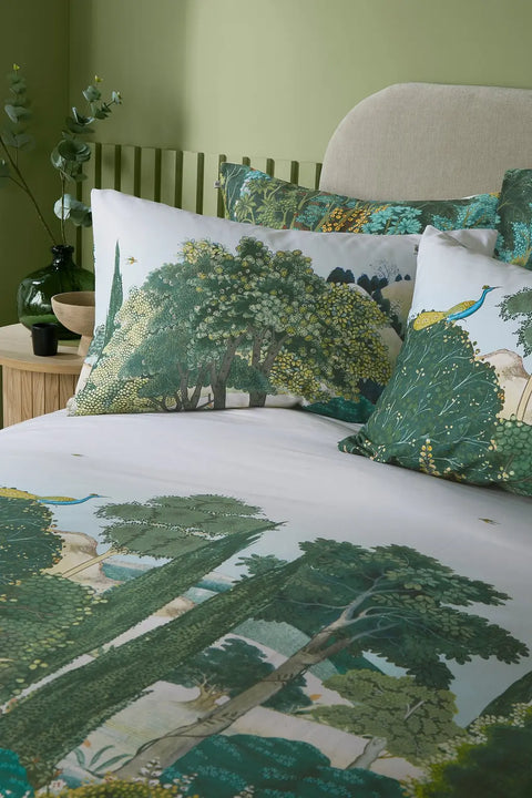 Graham & Brown New Eden Green Duvet Cover Set 6