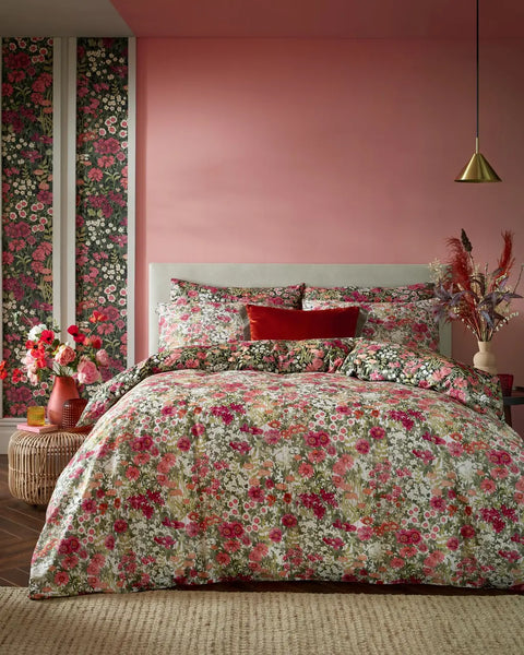 Graham & Brown Wallflower Night Garden Black Duvet Cover Set 2