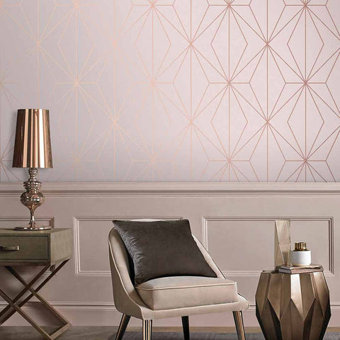 Graham & Brown Harmony Blush Wallpaper