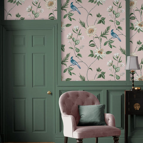 Graham & Brown Nuit Blush Wallpaper