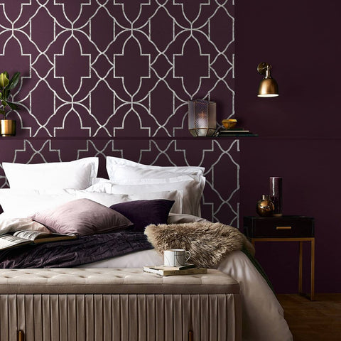 Graham & Brown Versailles Amethyst Wallpaper