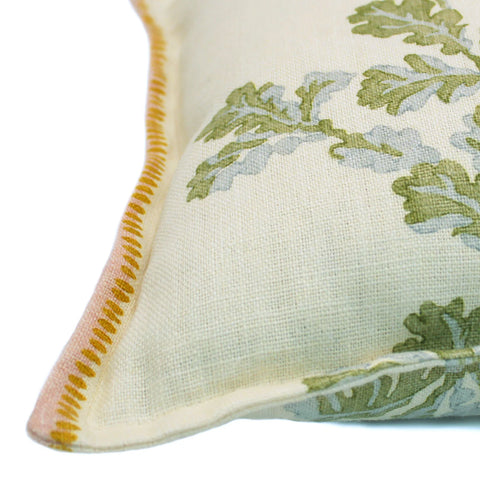 Hester Pink Green cushion
