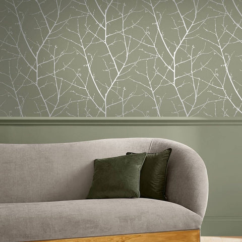 Graham & Brown Wallpaper Boreas Sage