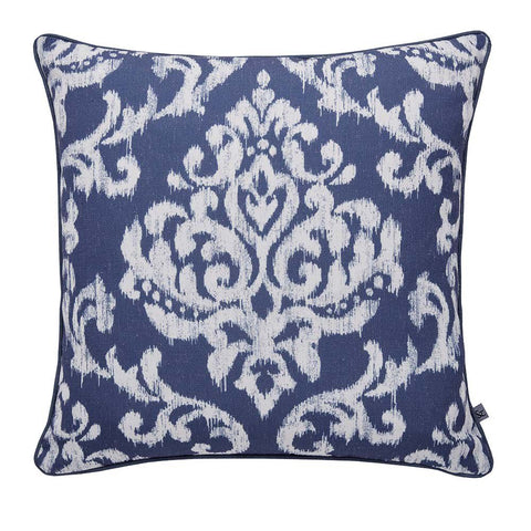 Graham & Brown Indian Ink Blue Cushion Front