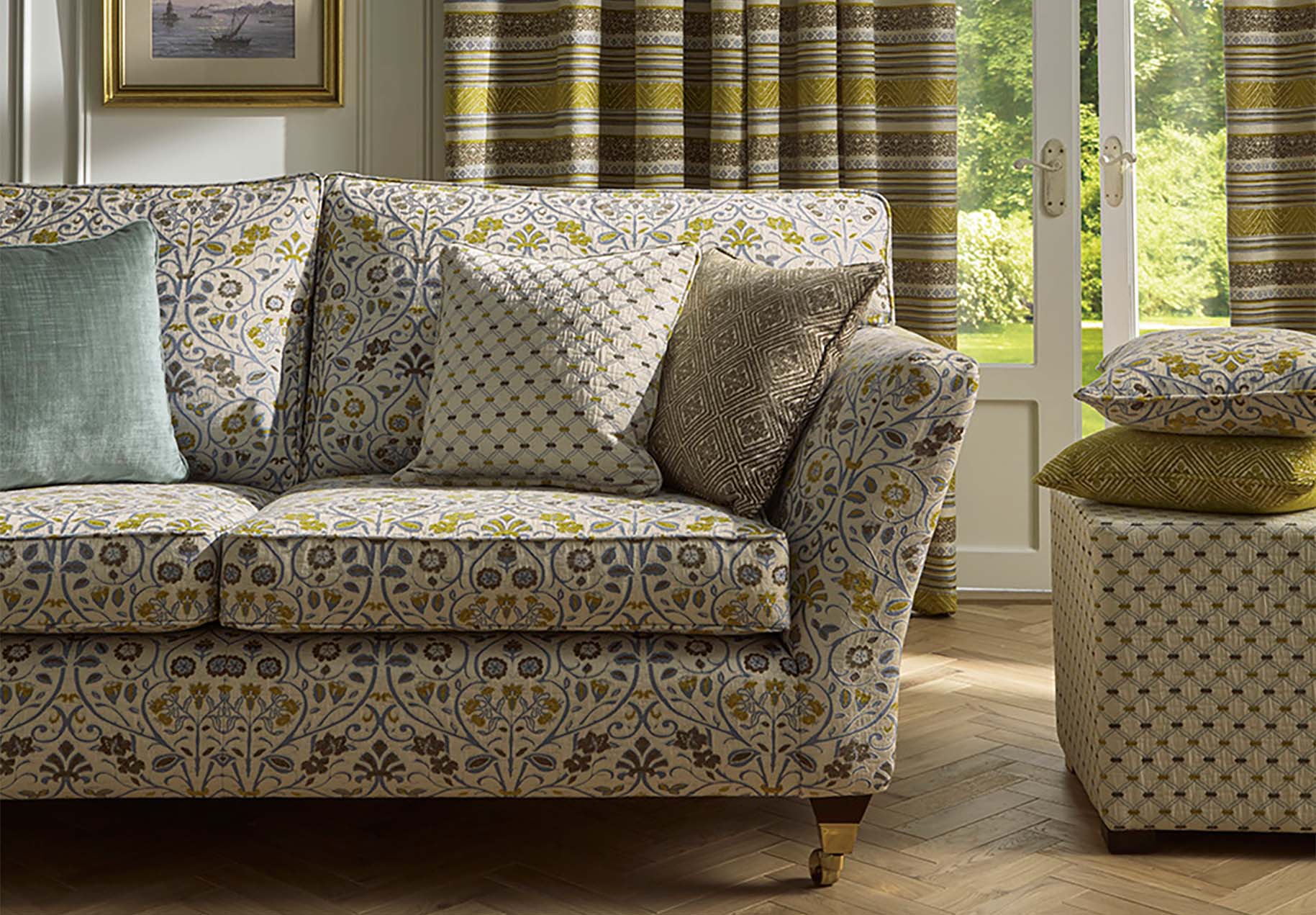 Jim Dickens Fabric Sofa Olympus