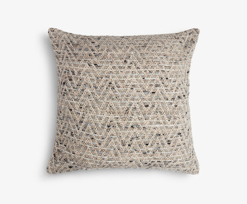 LArge square grey chevron zig zag cushion