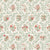 Nina Campbell Fabric Hollingbourne Coral Eucalyptus