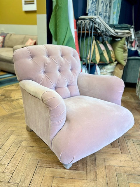 Showroom Pink Duffle Armchair SAVE £405