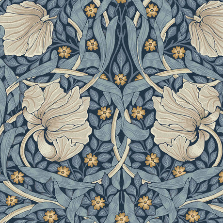 William Morris at Home Pimpernel Plum Wallpaper