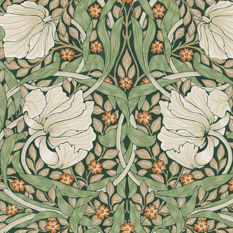 William Morris at Home Pimpernel Plum Wallpaper