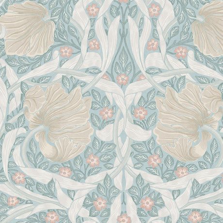 William Morris at Home Pimpernel Plum Wallpaper
