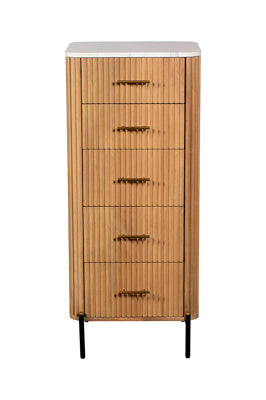 Reed 5 Drawer Narrow Chest