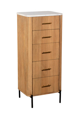 Reed 5 Drawer Narrow Chest