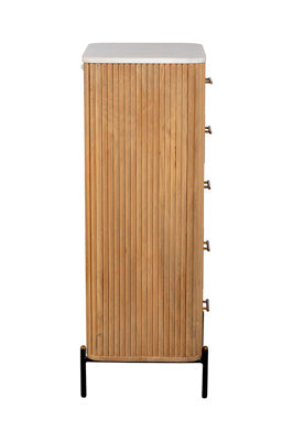 Reed 5 Drawer Narrow Chest