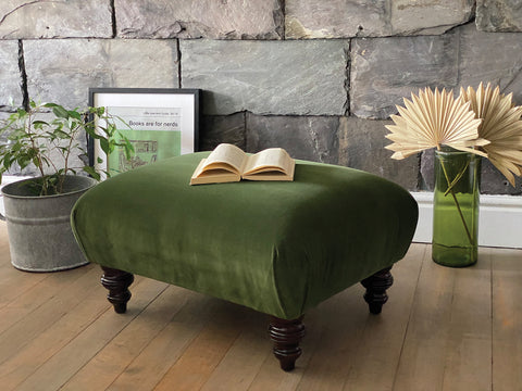 Tetrad Bertie footstool Green Small