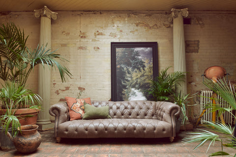 Tetrad Matisse Grand Sofa Beige Leather