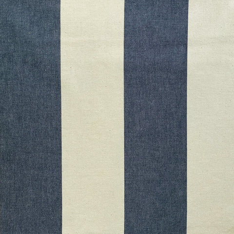 Tetrad fabric SALCOMBE STRIPE INDIGO navy