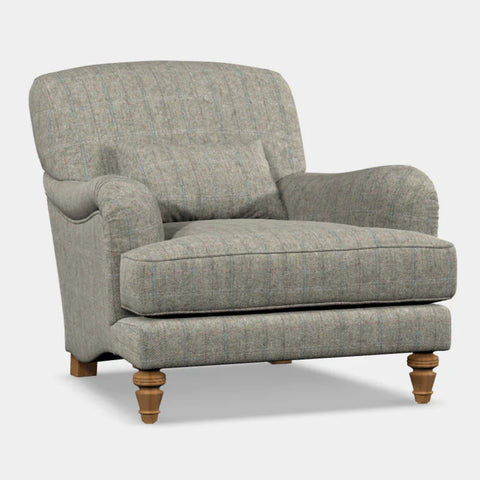 Tetrad Windemere Chair Cerulean Heringbone