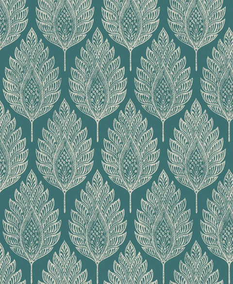 Flame Leaf Wallpaper