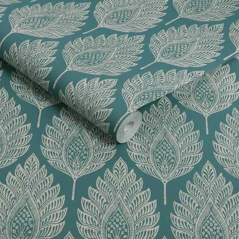 Flame Leaf Wallpaper