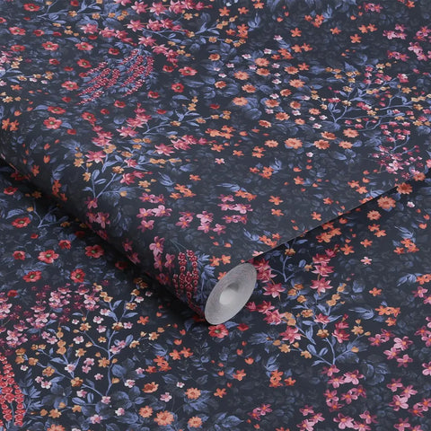 Painterly Flora Wallpaper