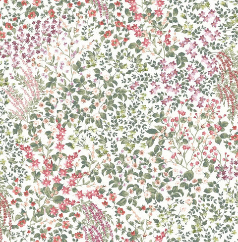 Painterly Flora Wallpaper