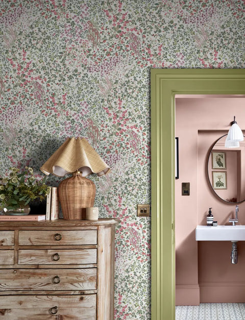 Painterly Flora Wallpaper
