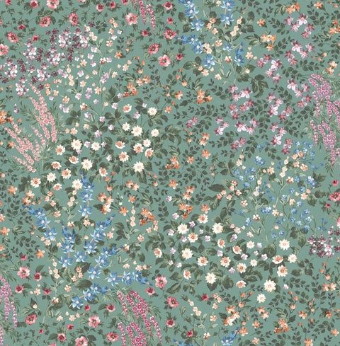 Painterly Flora Wallpaper