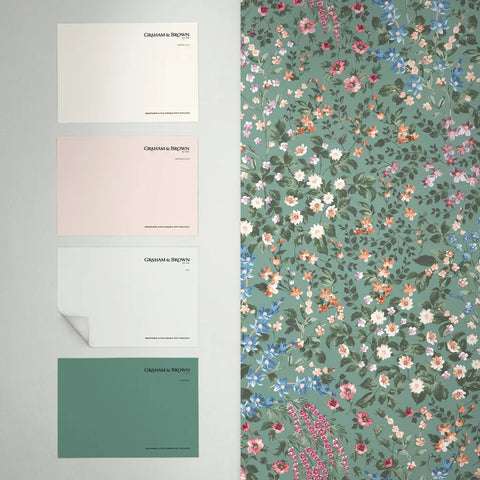 Painterly Flora Wallpaper