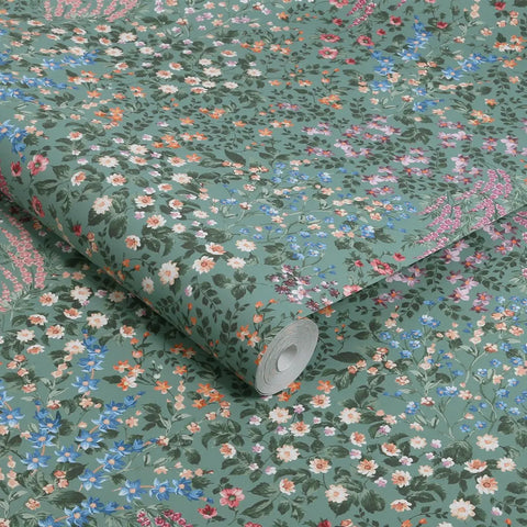 Painterly Flora Wallpaper