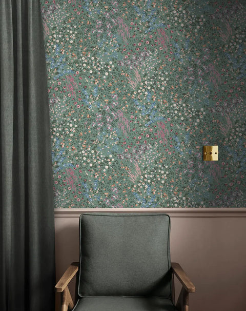 Painterly Flora Wallpaper
