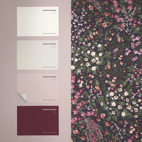 Painterly Flora Wallpaper